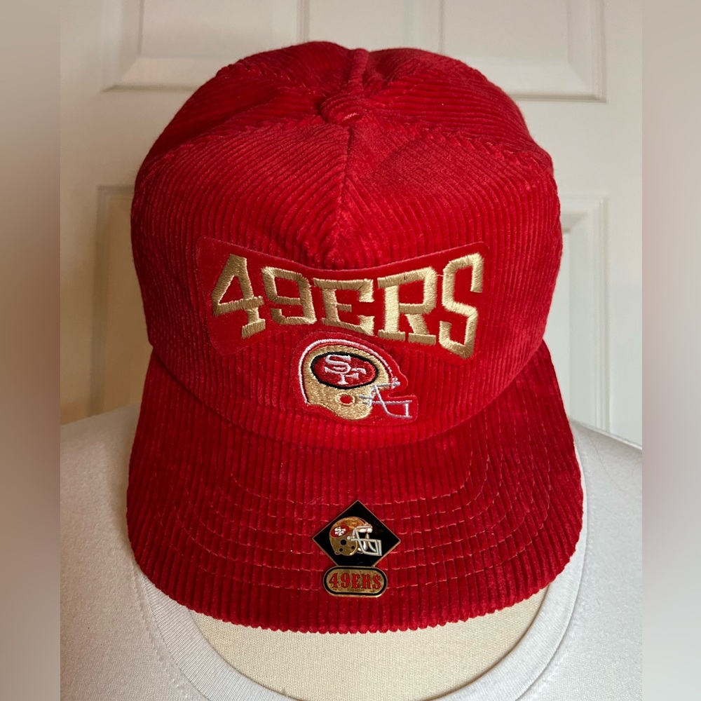 Vintage Corduroy 49’er Snapback Cap with Enamel 49’er Pin